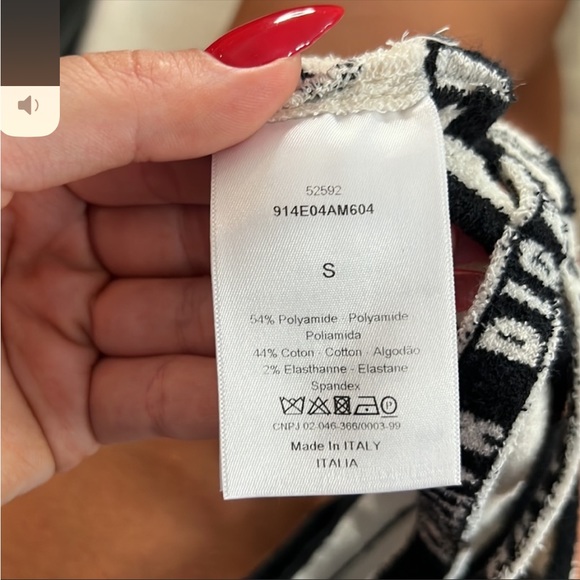 Christian Dior bralette top or swim top! Limited make amazing comfort. Size S - Picture 7 of 8